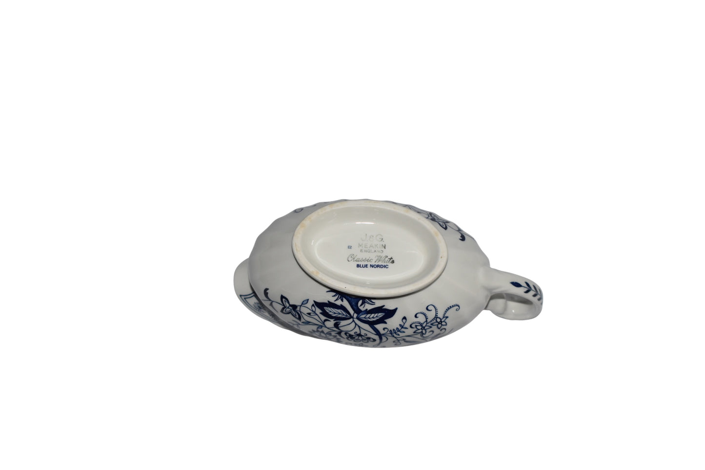 J&G Meakin Blue Nordic Gravy Boat
