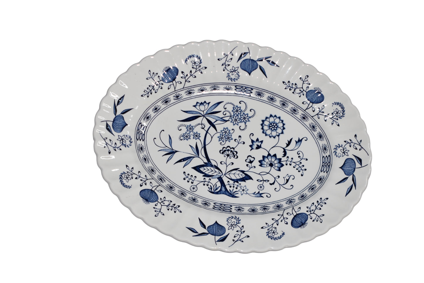 J&G Meakin Blue Nordic oval platter