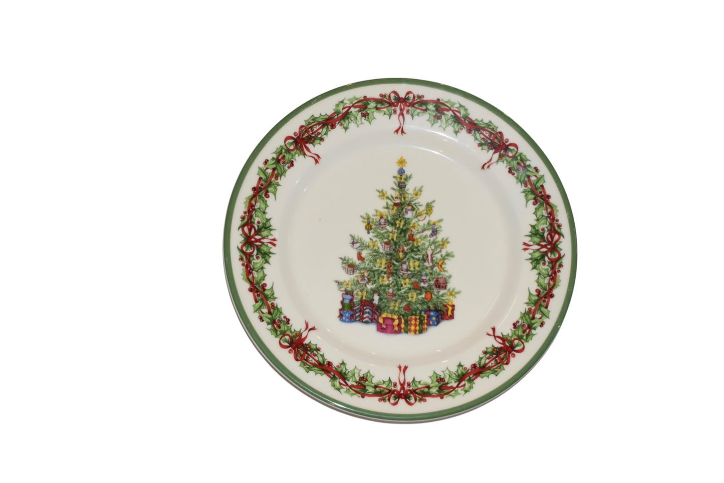 Christopher Radko Holiday Celebrations Salad/Dessert Plate