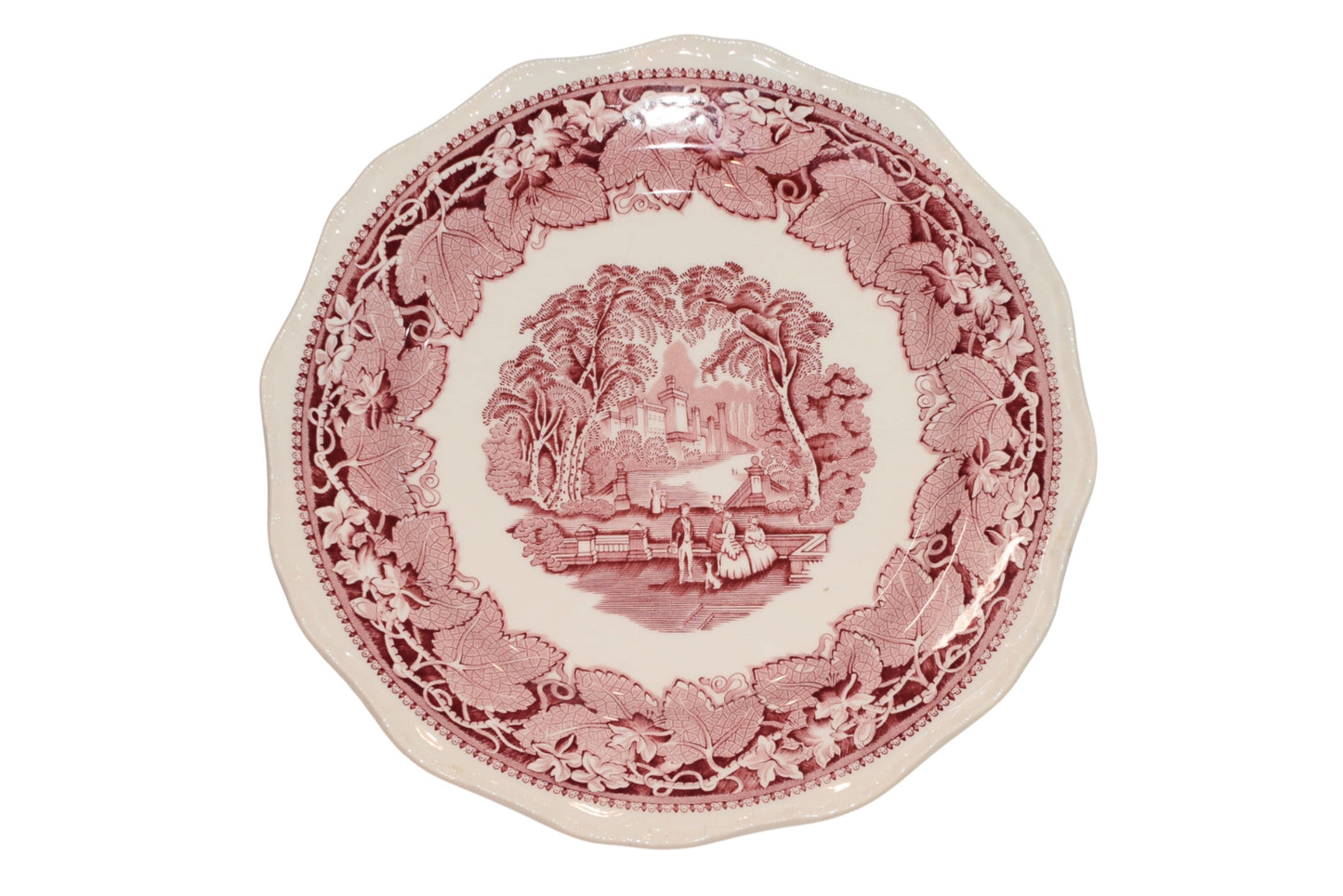 Mason's Red Vista Plates (Set of 5)