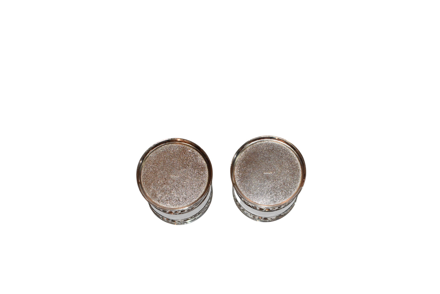 Silverplate Mustard Holders (Set of 2)