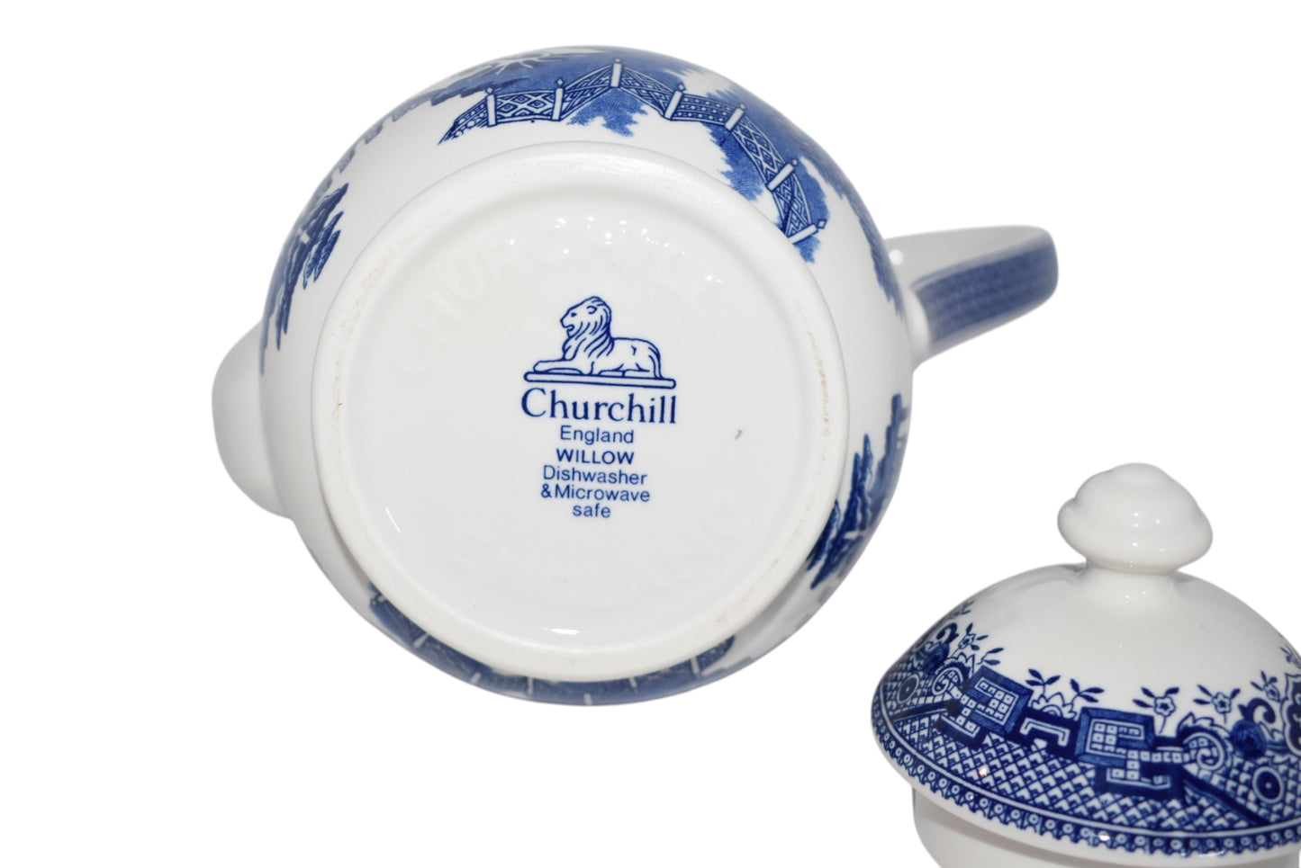 Churchill Blue Willow Teapot