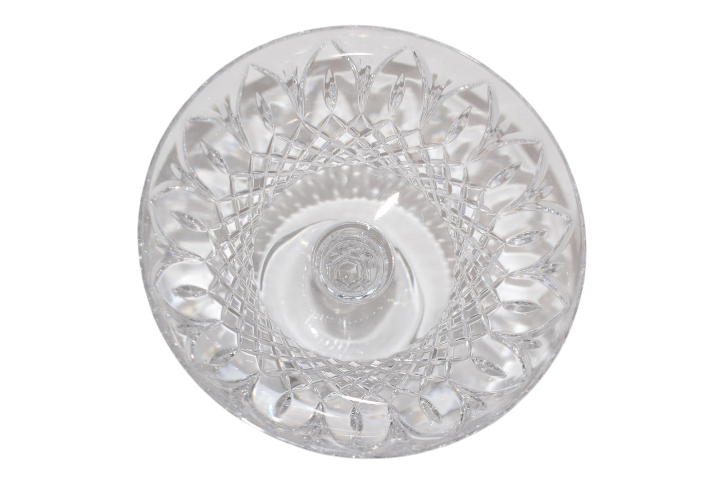 Vintage Atlantis Crystal Pedestal Compote