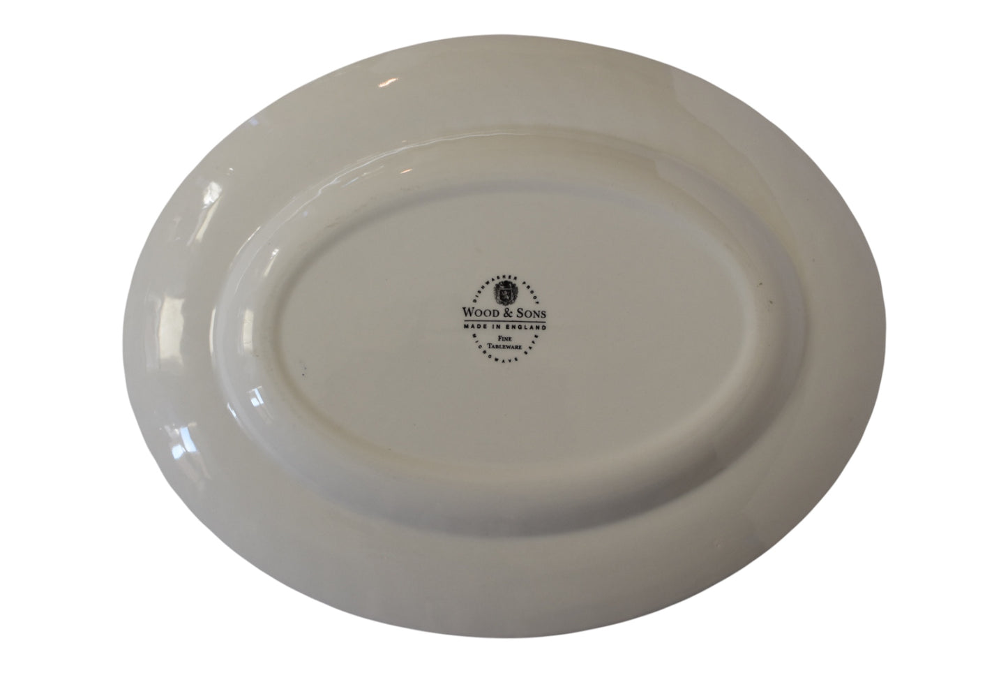 Wood and Son's 14" Red Transferware Platter