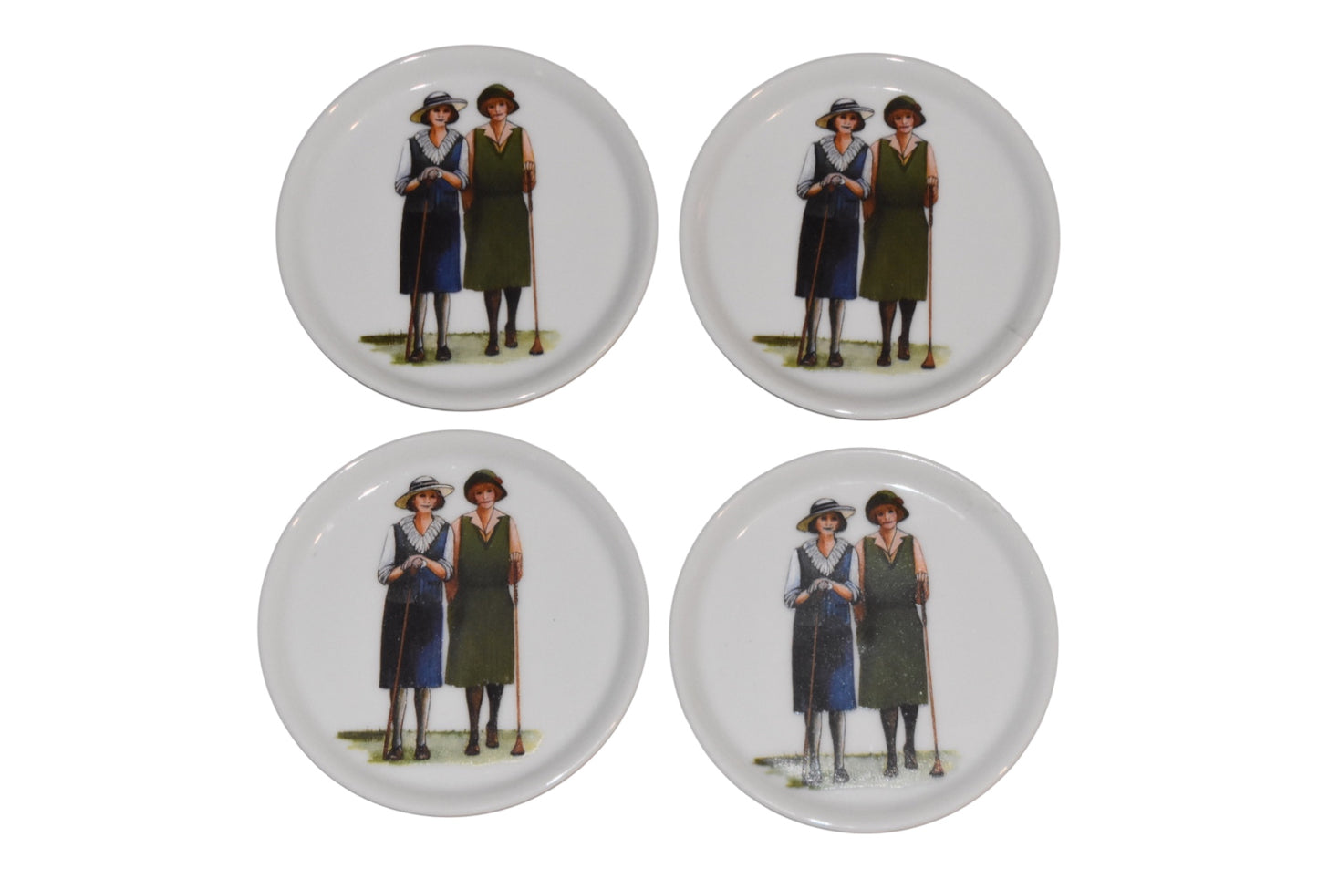 Golf Ladies Coasters (Set of 4)
