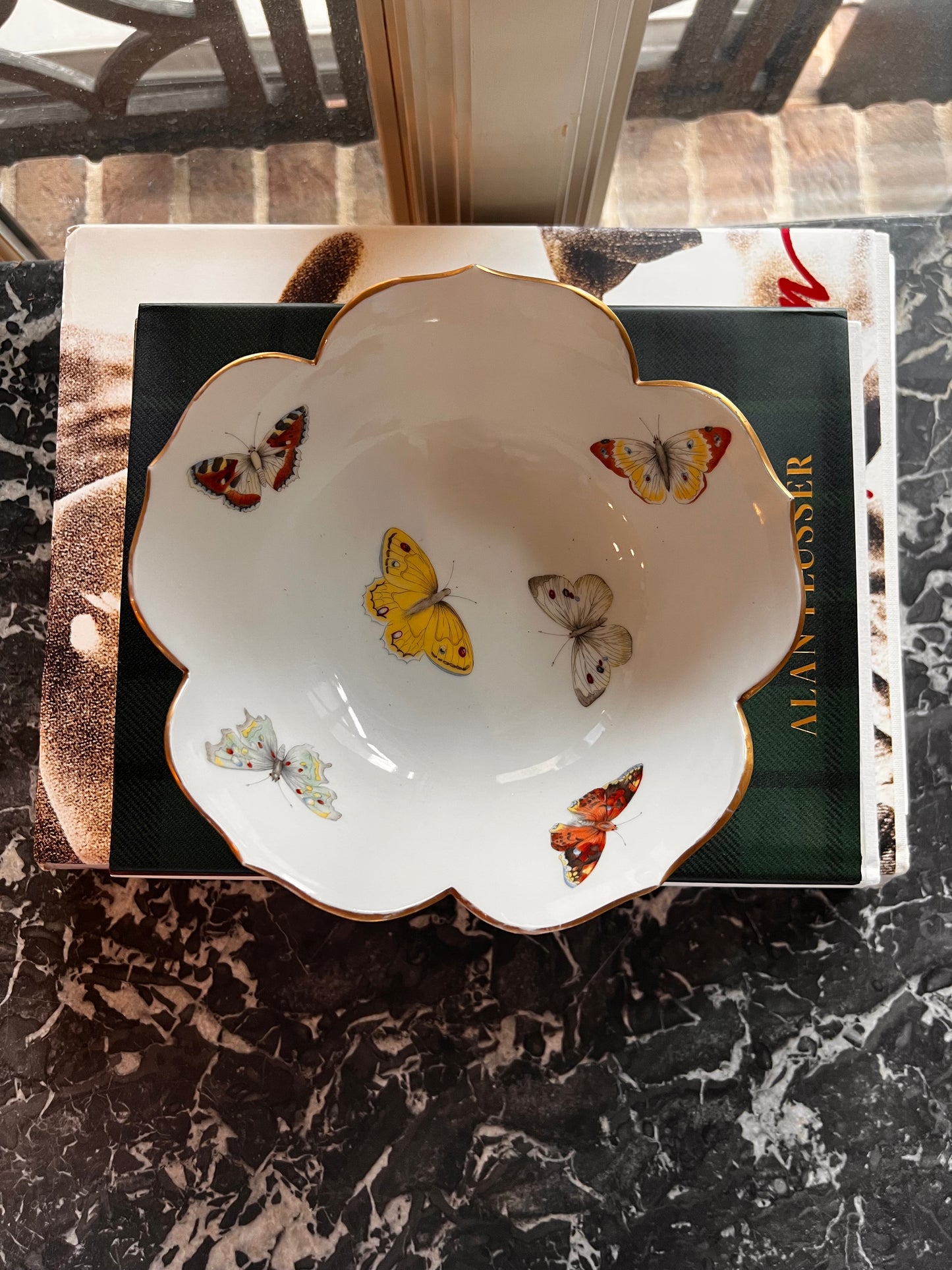 Limoges Butterfly Bowl