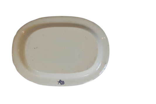 17" Blue Willow Platter Wood & Son's
