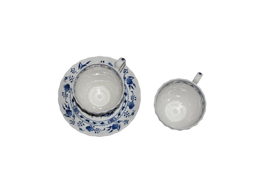 J&G Meakin Blue Nordic Two Cups & One Saucer