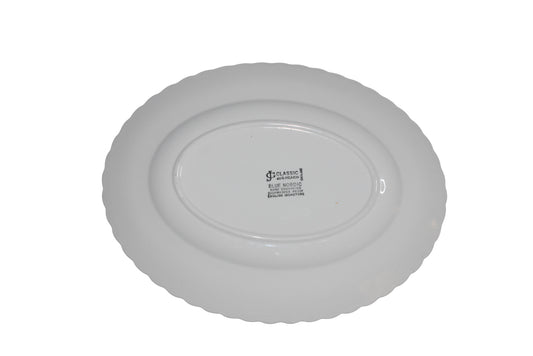 J&G Meakin Blue Nordic oval platter