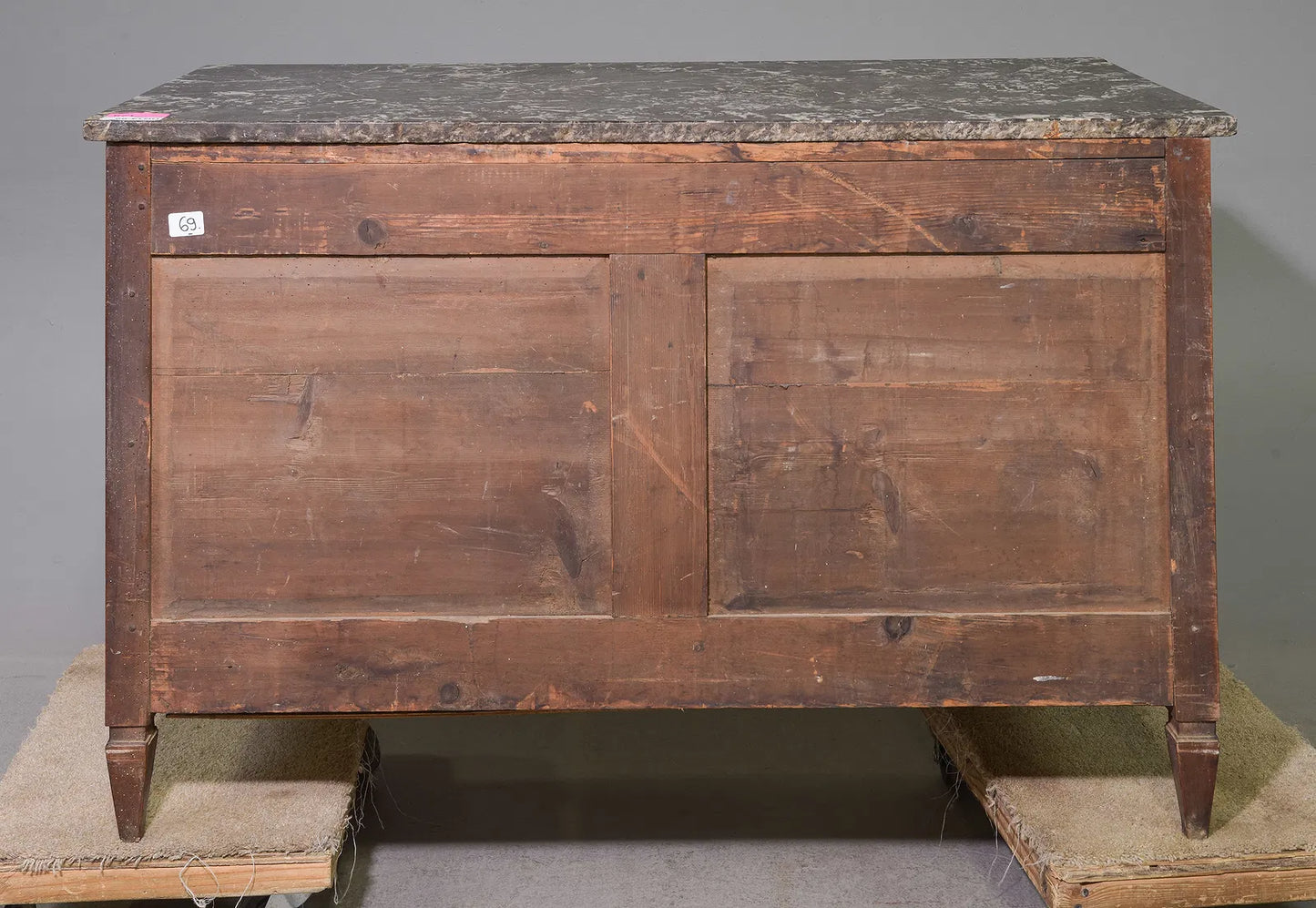 French Empire Style Marble Top Chest