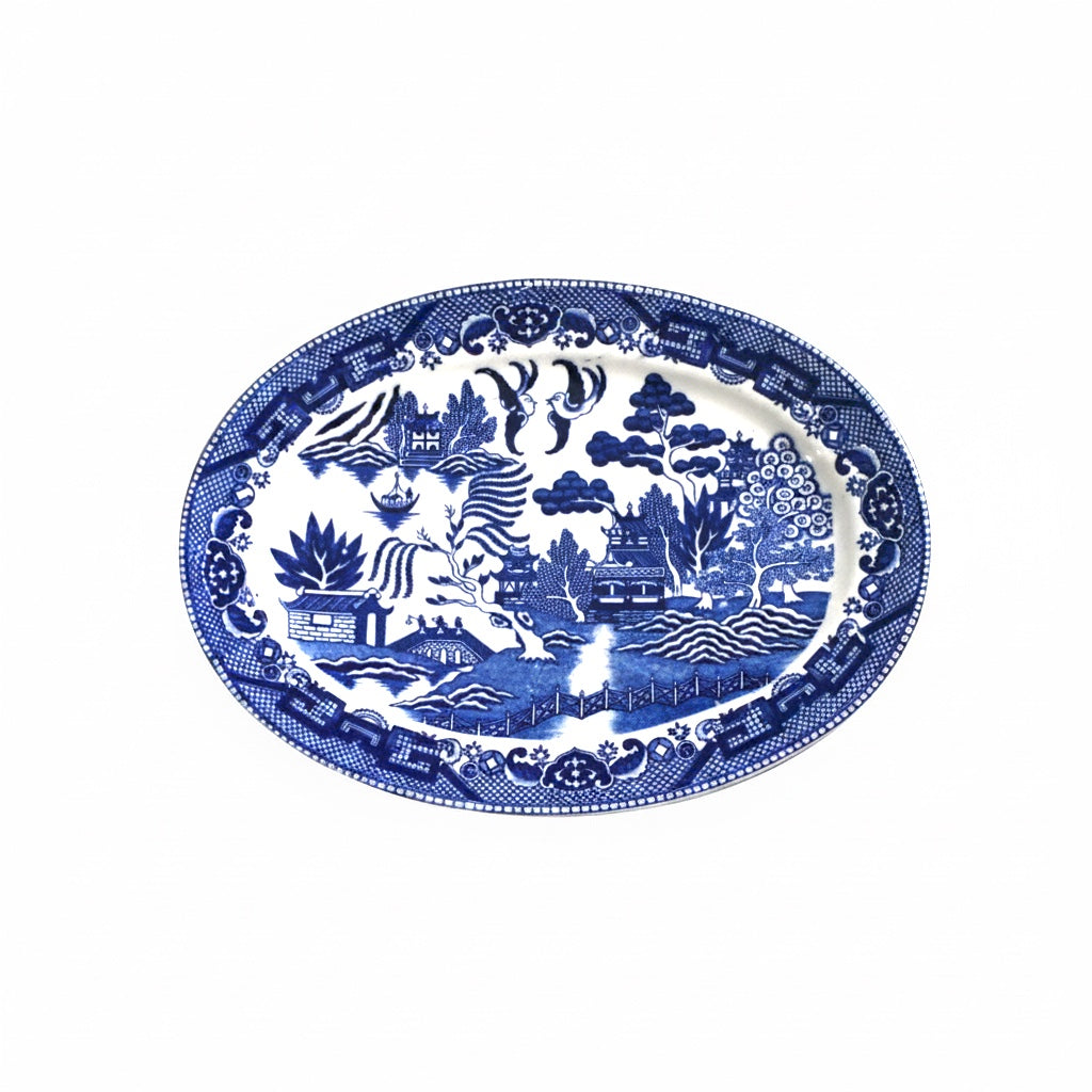 Blue willow platter 12.5"