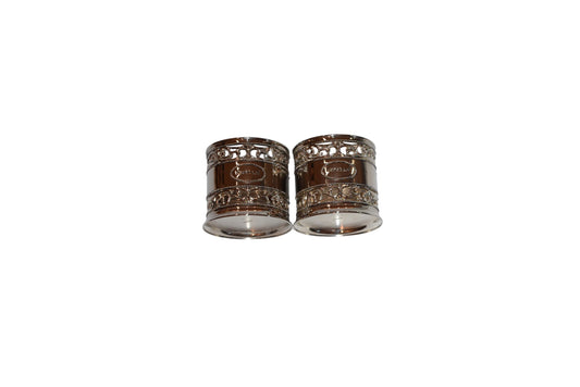 Silverplate Mustard Holders (Set of 2)