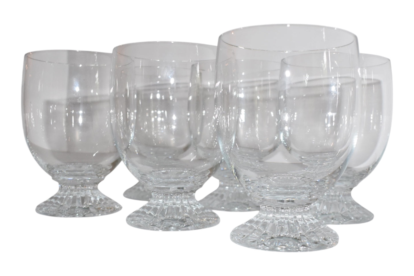Vintage Set of Crystal Glasses (set of 6)