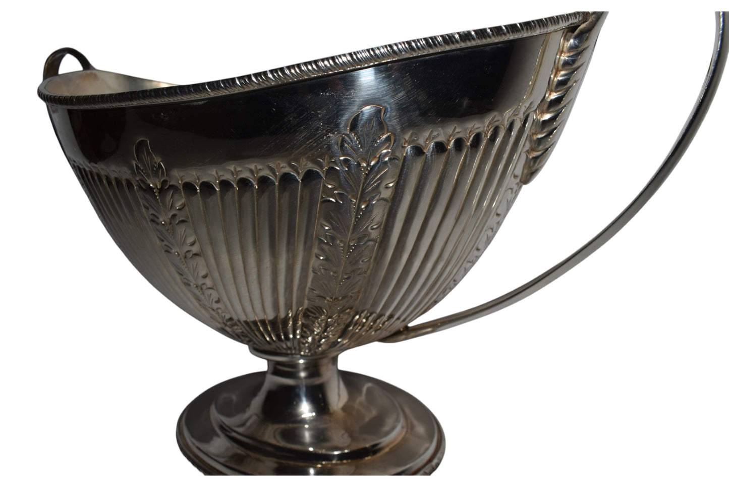 Large Silverplated Trophy Vase