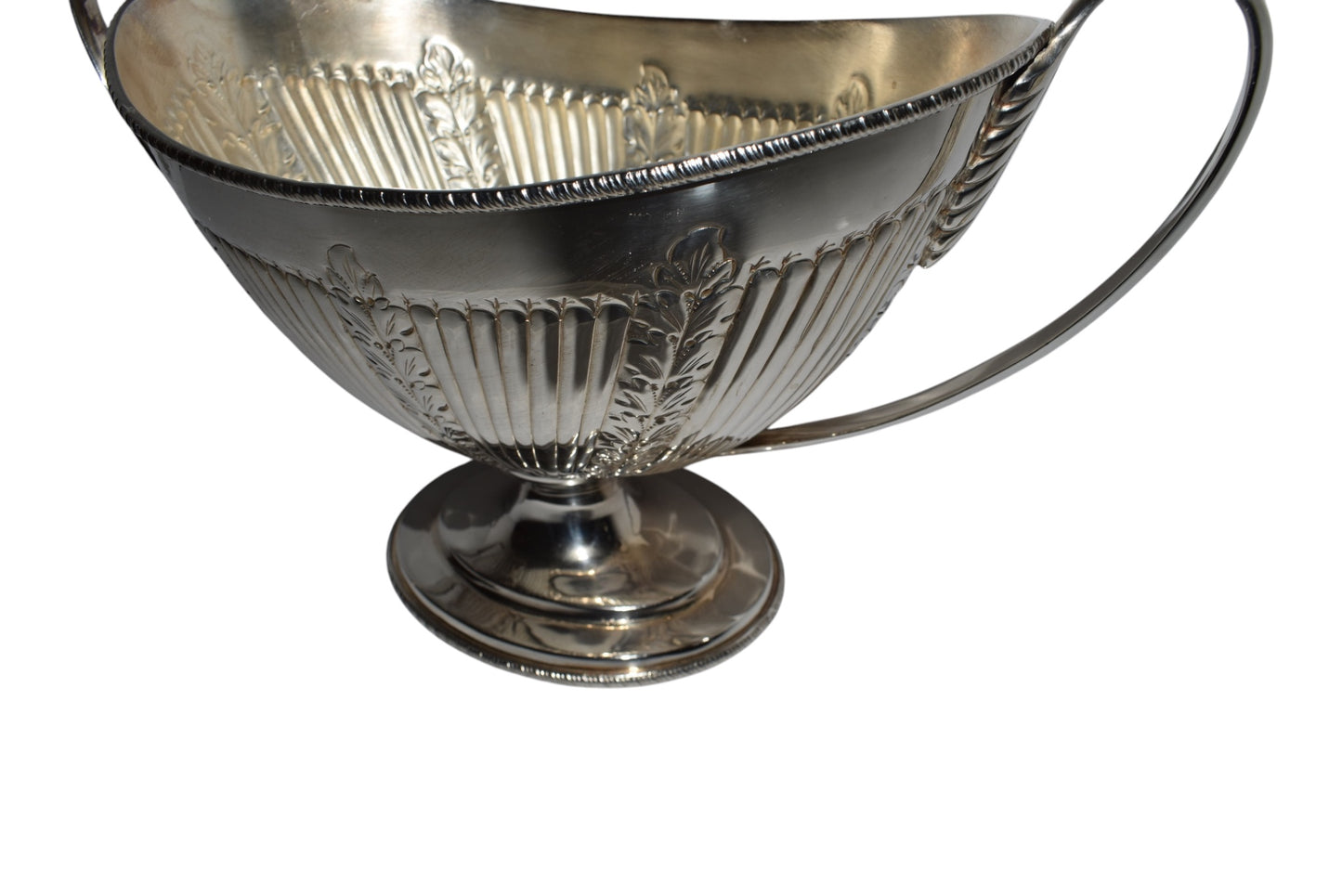 Large Silverplated Trophy Vase