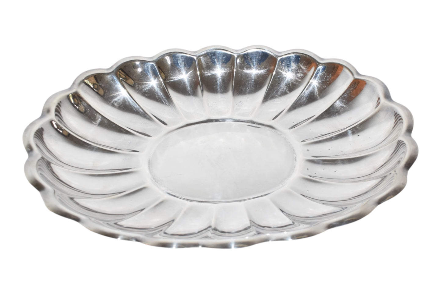Large Vintage Gorham Silverplate Bowl, 15” Statement Serving Bowl, Classic Centerpiece