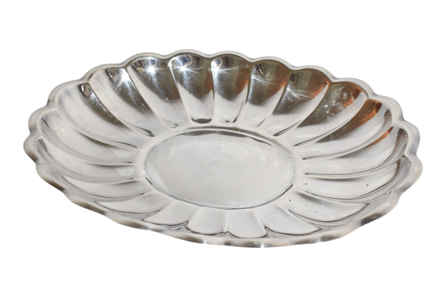 Large Vintage Gorham Silverplate Bowl, 15” Statement Serving Bowl, Classic Centerpiece