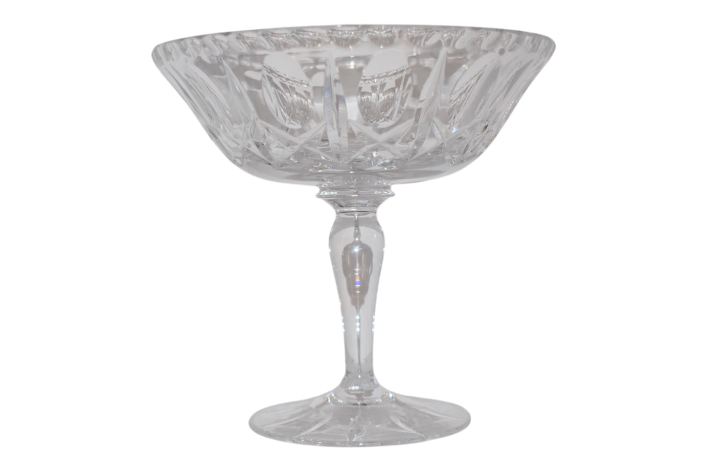 Vintage Cut Crystal Pedestal Compote