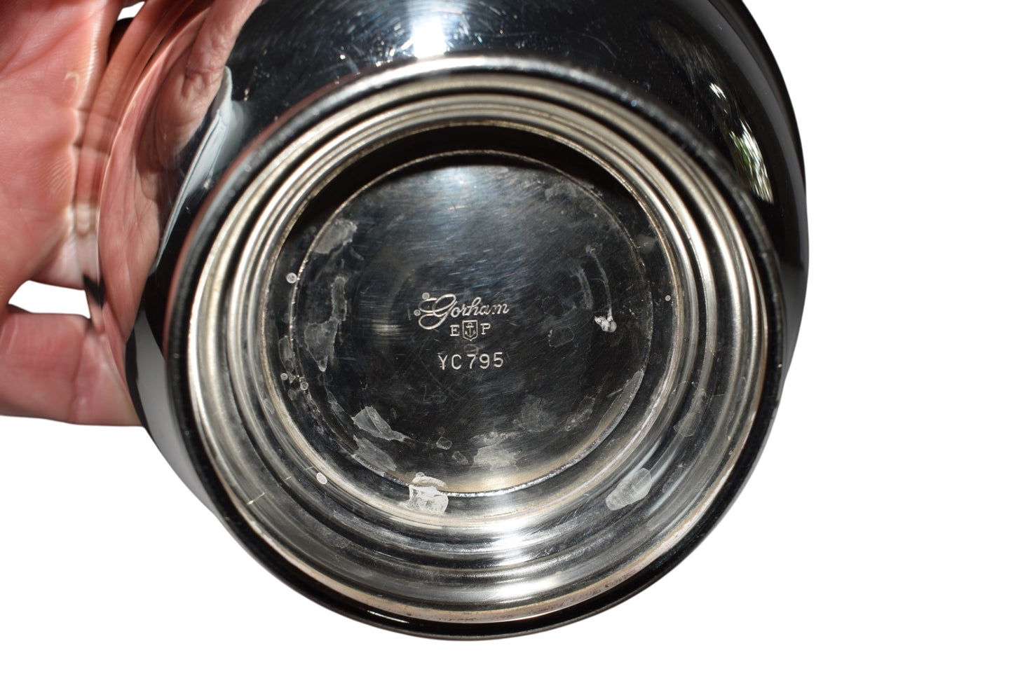 Vintage Gorham Silverplate Bowls, Set of 2 Small Pedestal Bowls