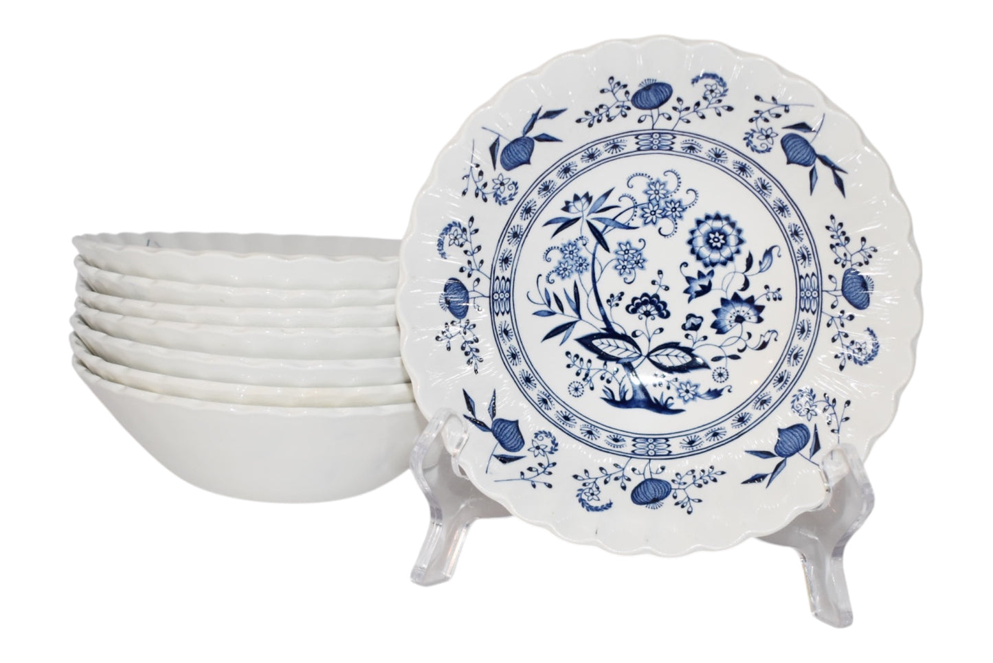 Blue Nordic Dessert Bowls