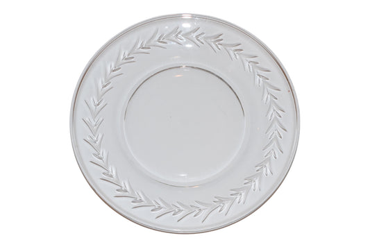 Fostoria Salad/Desert Plates Holly Pattern (Set of 8)