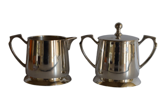 Silverplate Cream and Sugar Bowl