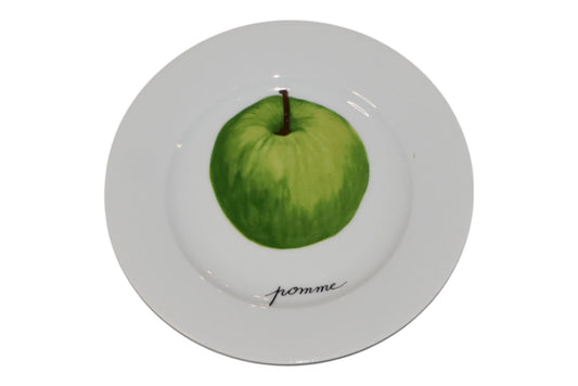 Limoges Pomme Plates (set of 5 )