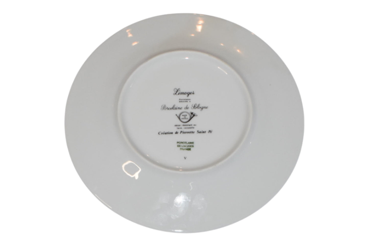 Limoges Pomme Plates (set of 5 )