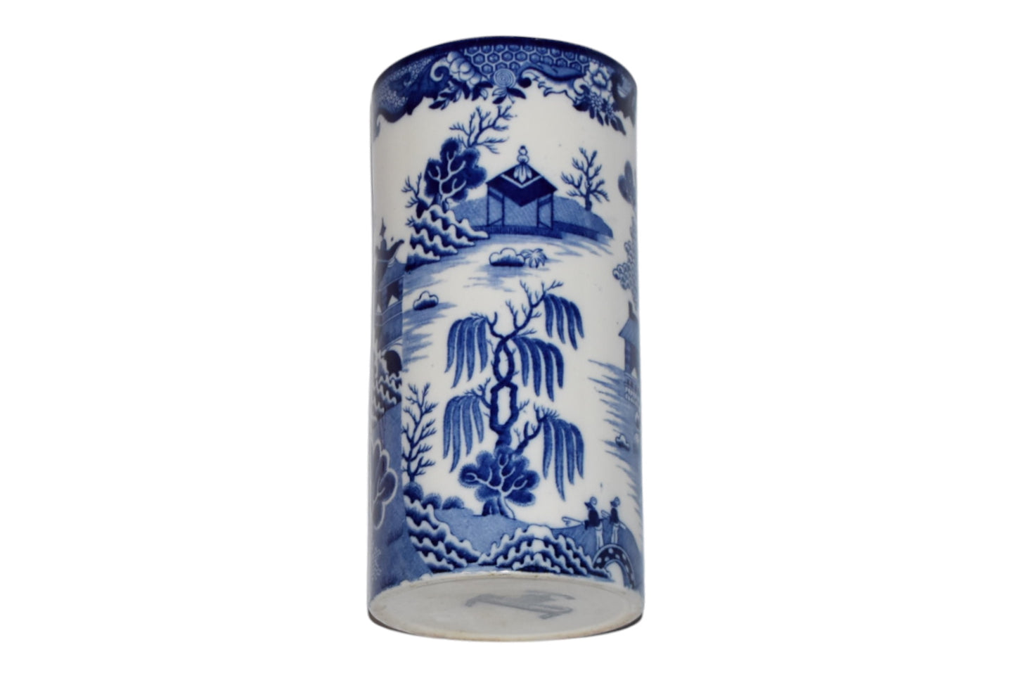 Mason's Blue Willow Vase