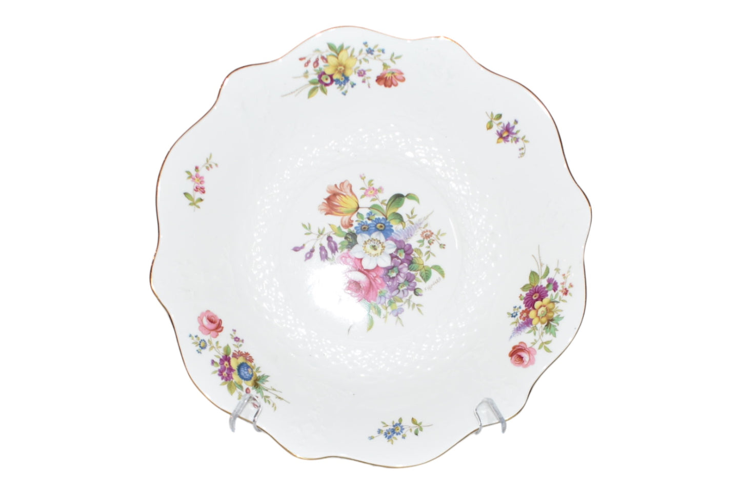 Howard Sprays Aynsley 10 1/2" wide serving dish Lagniappe Vintage Finds