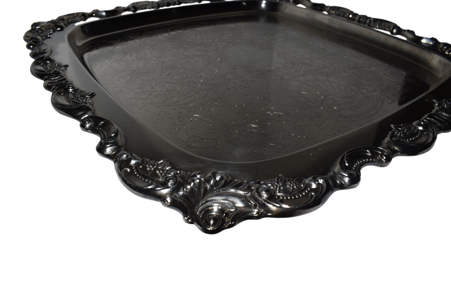 Square Wallace Silverplate Serving Tray 18 1/2"