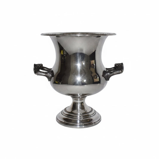 Vintage Silverplate Champagne Bucket Braided Trim