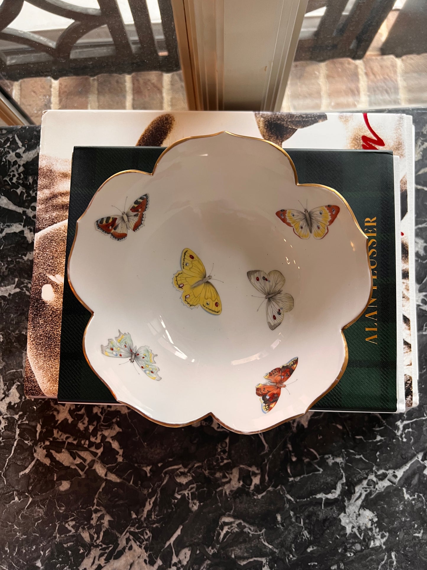 Limoges Butterfly Bowl