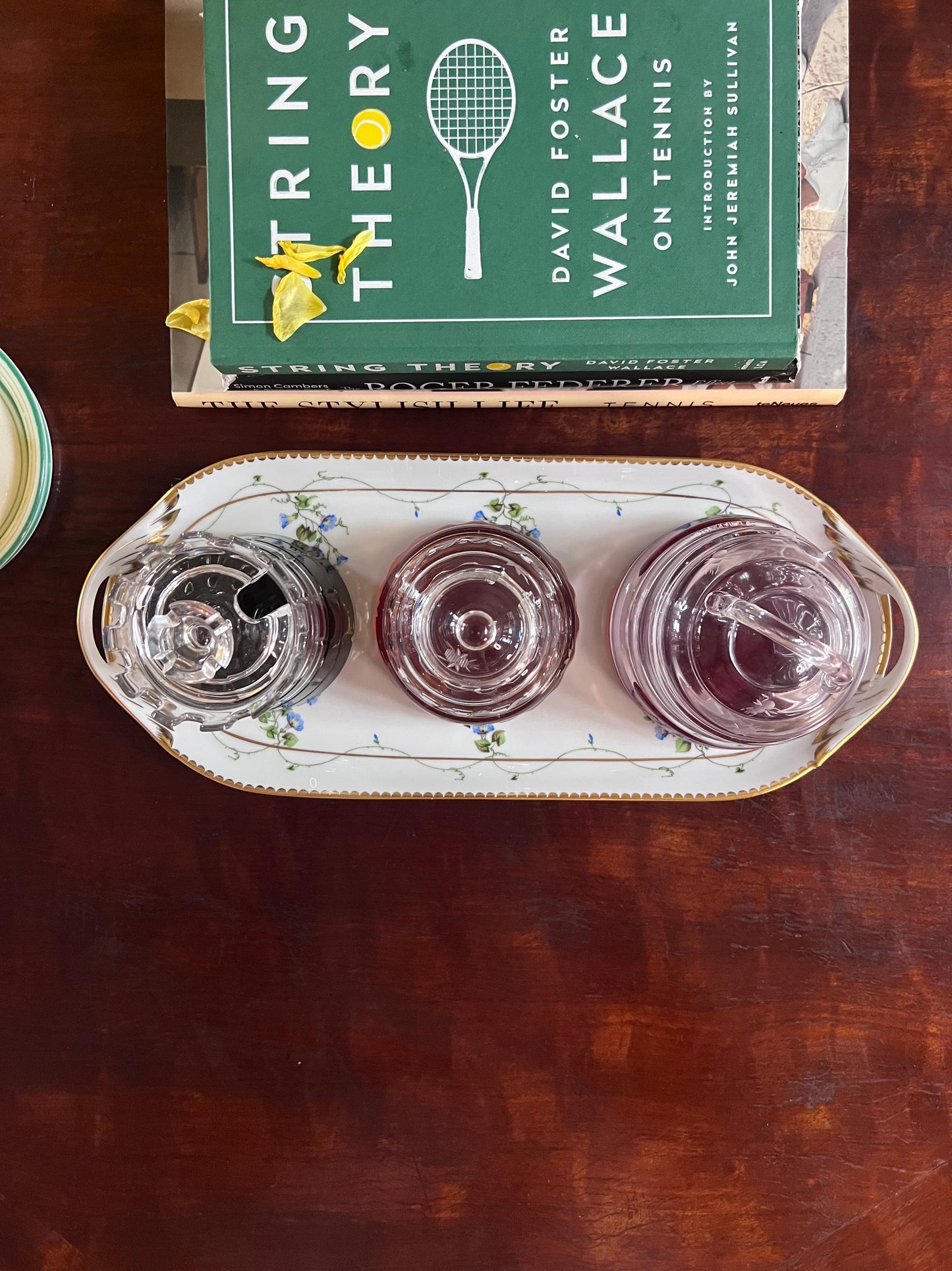 Herend Forget Me Knot Porcelain Tray