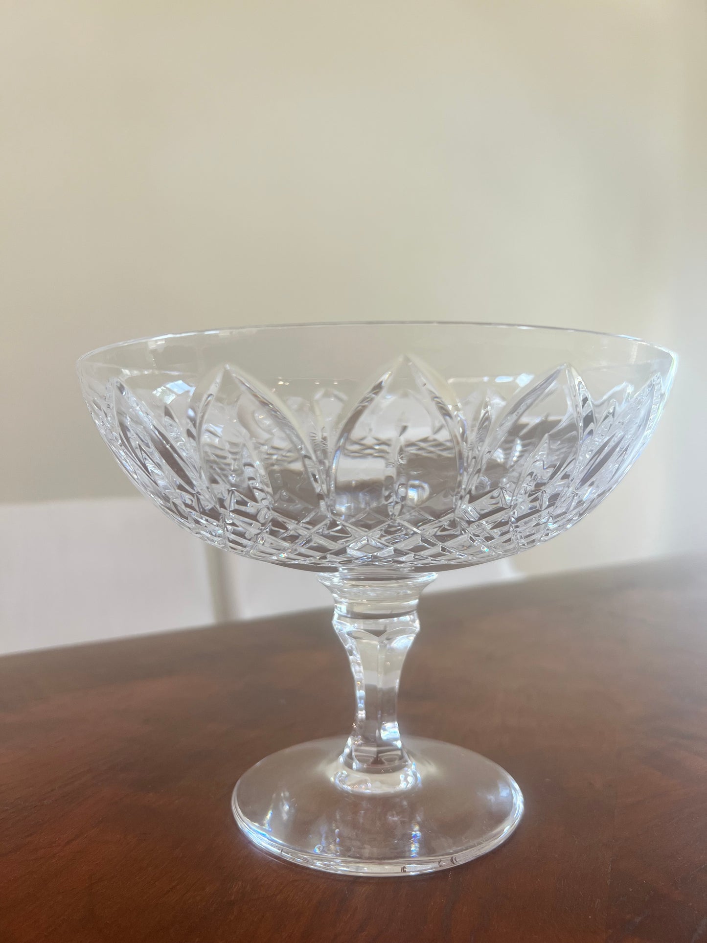 Vintage Atlantis Crystal Pedestal Compote