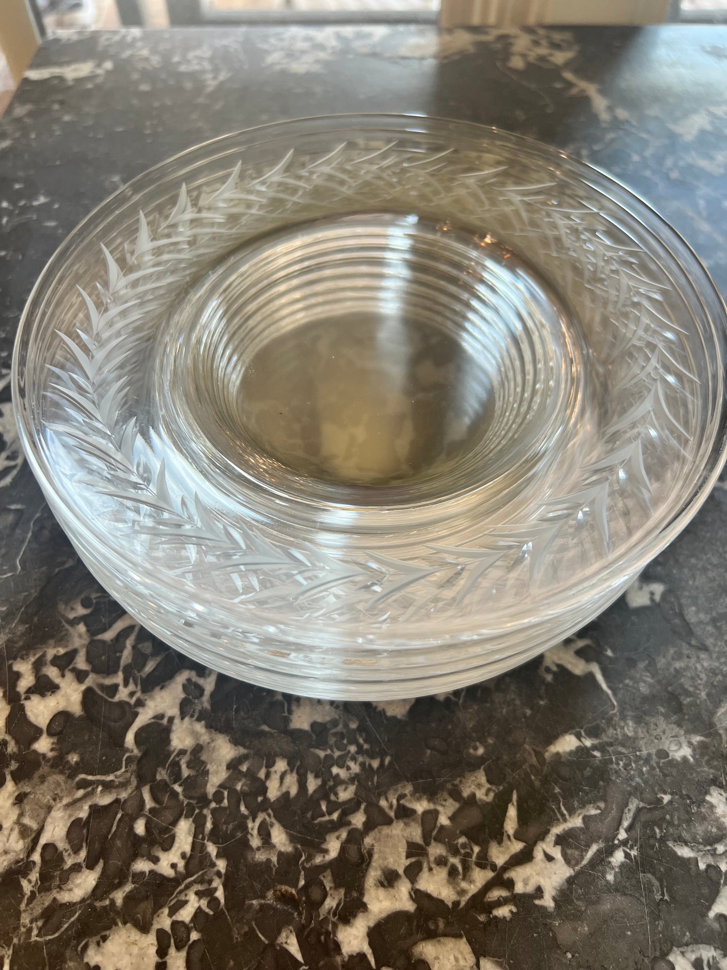Fostoria Holly Luncheon Plates (Set of 12)