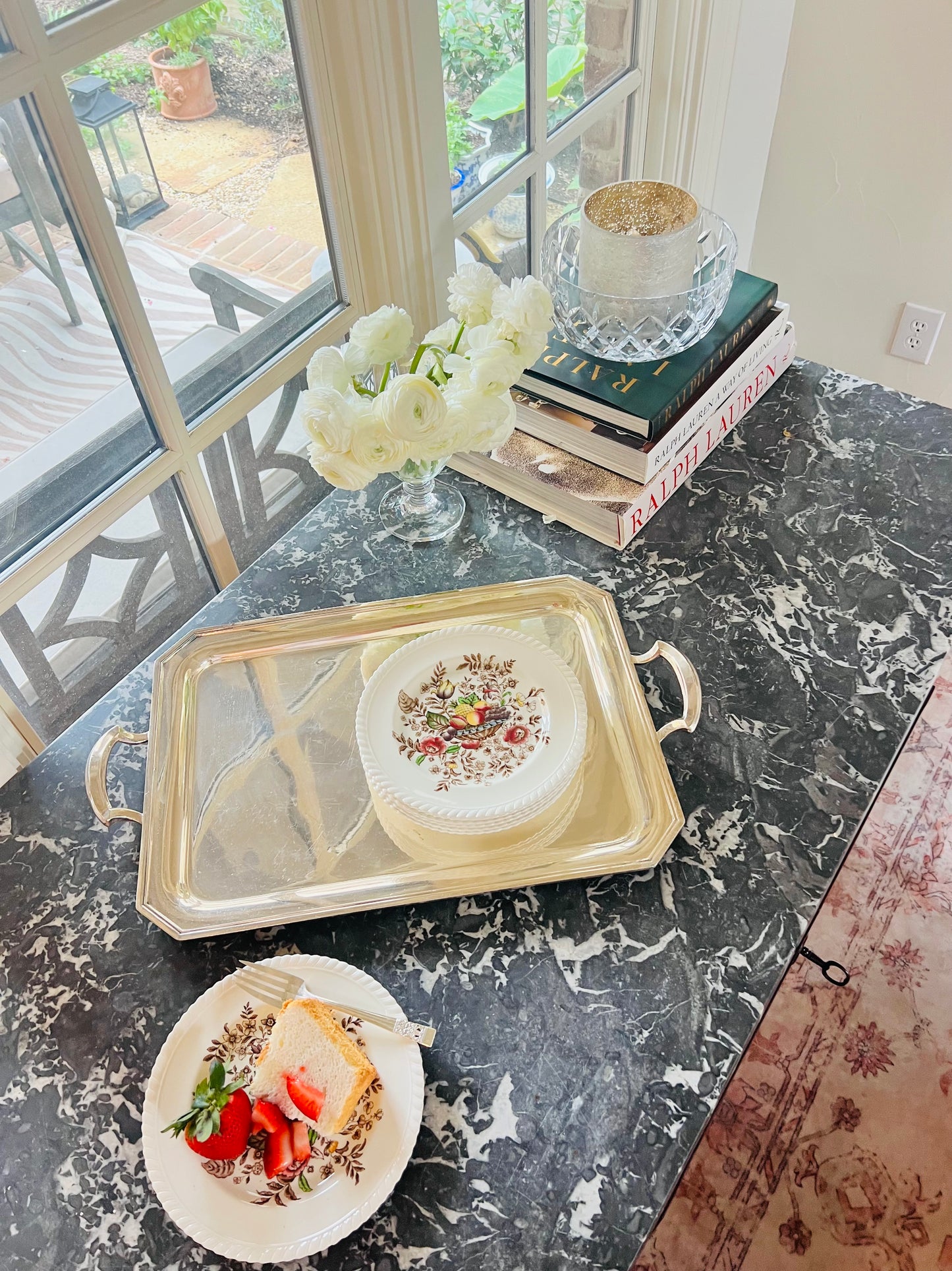 Pomona Salad plates by Johnson Brothers