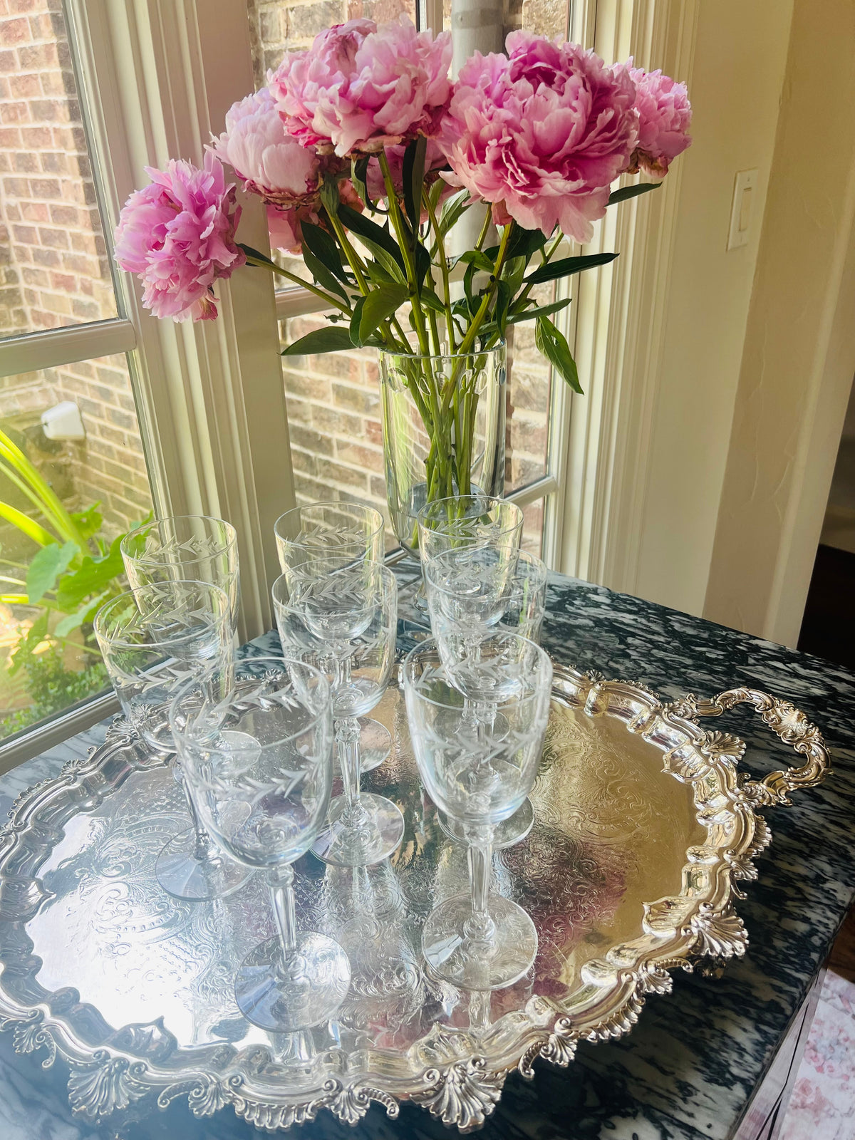Fostoria Holly Wine Glasses (Set of 8)