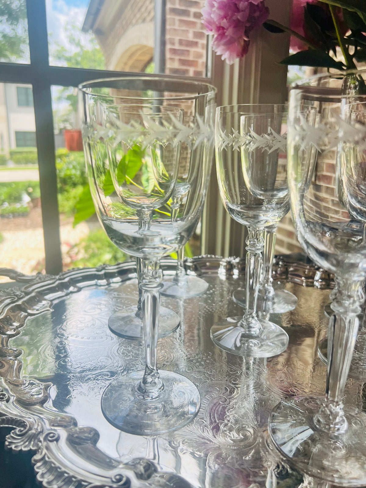 Fostoria Holly Wine Glasses (Set of 8)