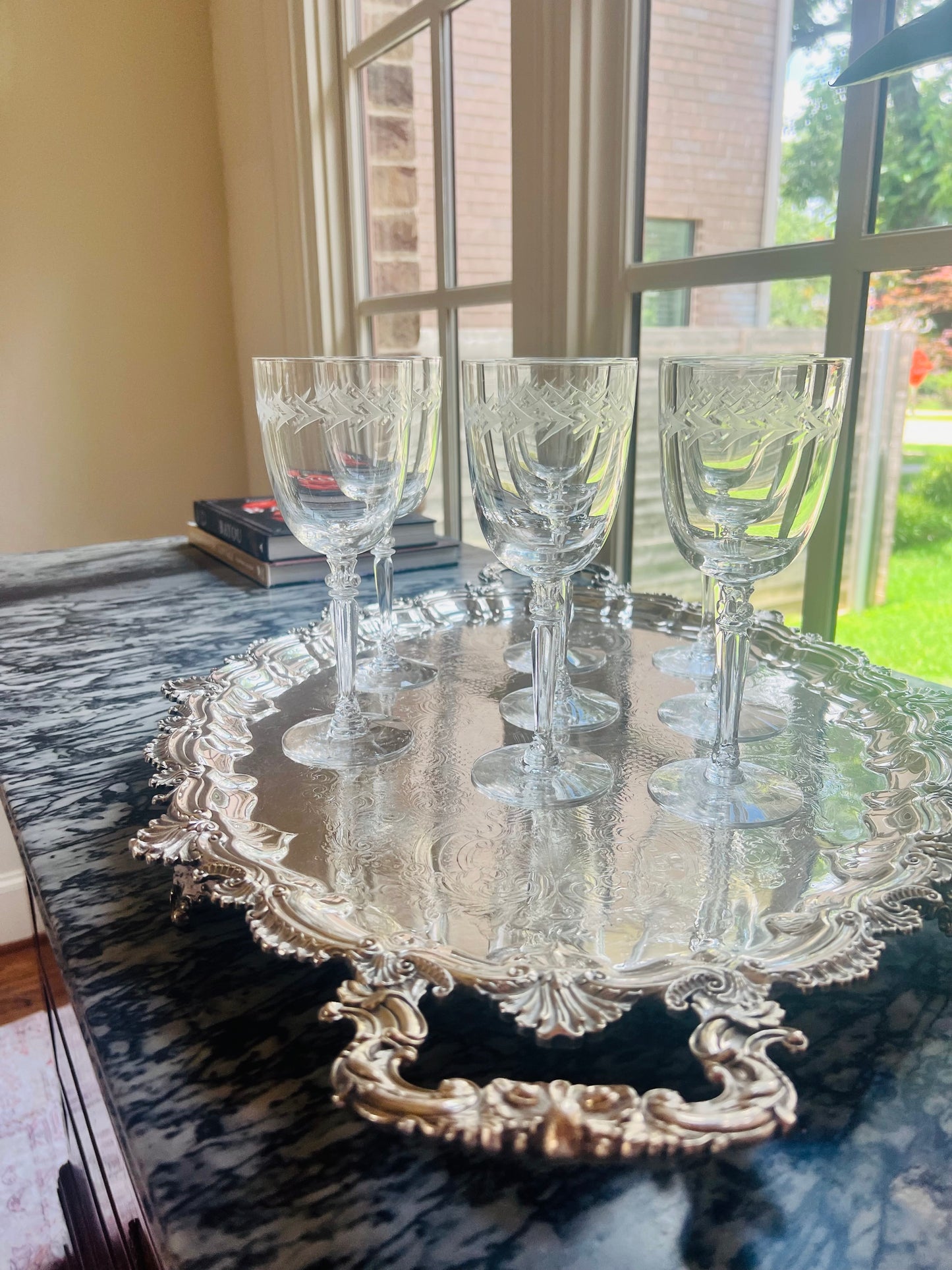 Fostoria Holly Wine Glasses (Set of 8)