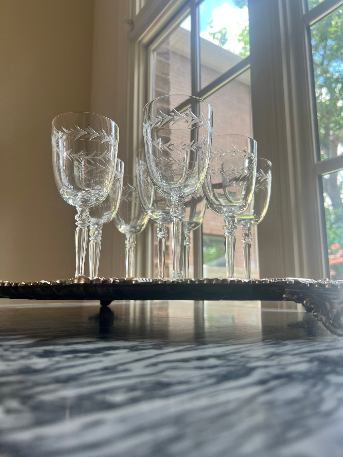 Fostoria Holly Wine Glasses (Set of 8)