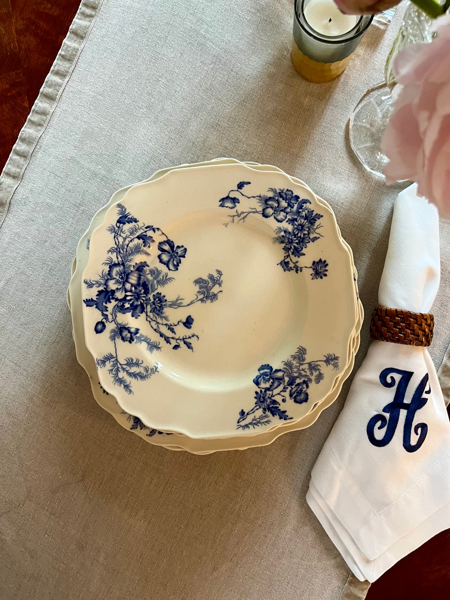 Myott & Son set of 10 plates (6 dinner 4 salad) Cosita pattern