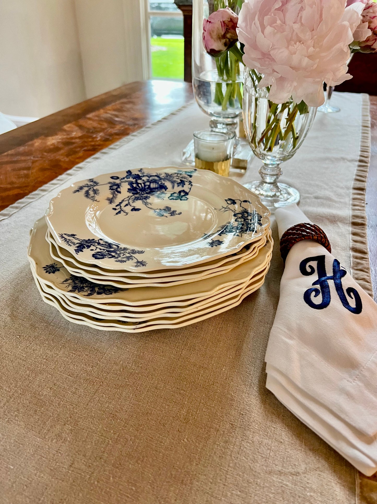 Myott & Son set of 10 plates (6 dinner 4 salad) Cosita pattern