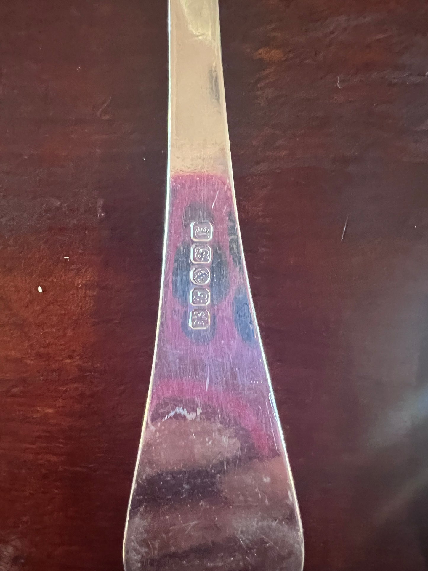 Two Sterling Silver Serving Spoons