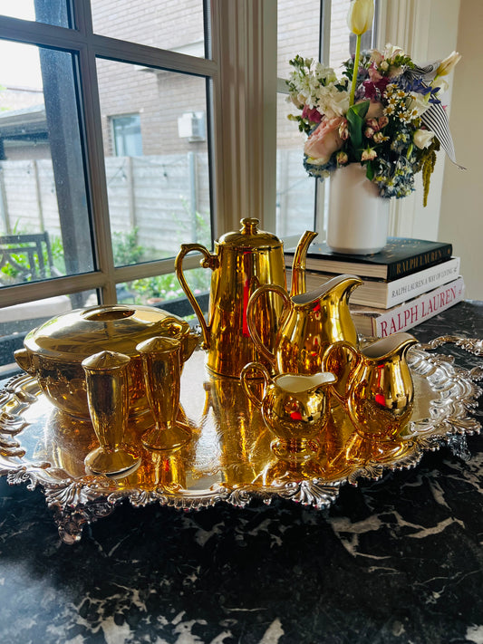 Royal Worchester Gold Luster Tea Set