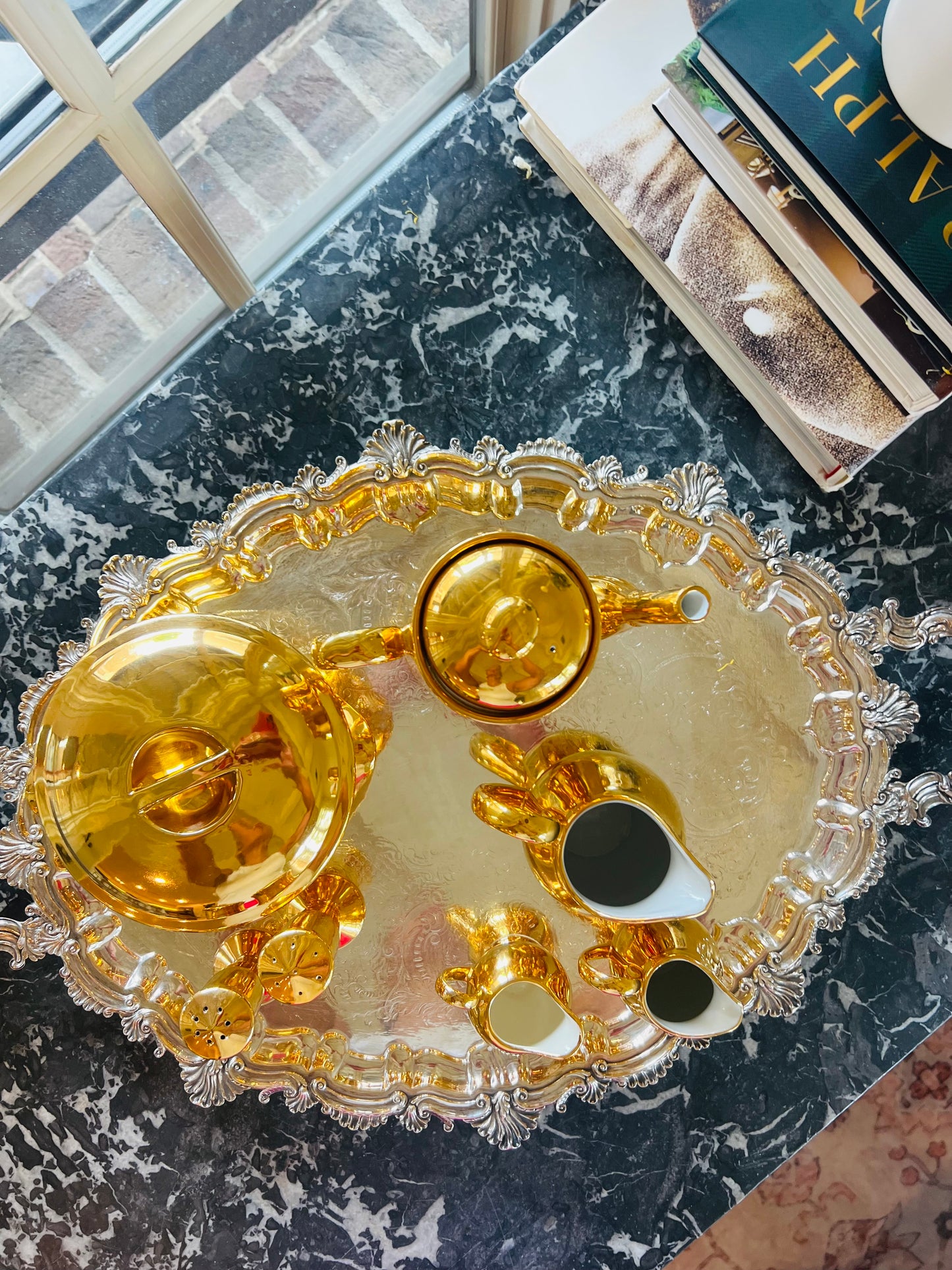 Royal Worchester Gold Luster Tea Set