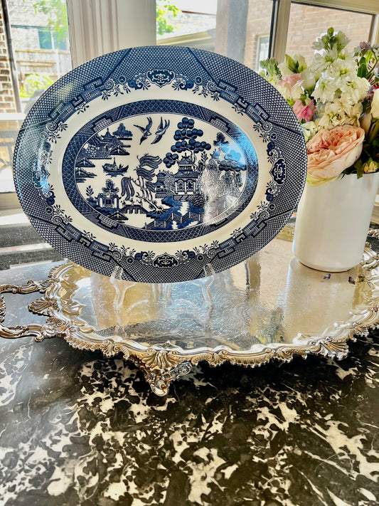Churchill 14" Blue Willow Platter