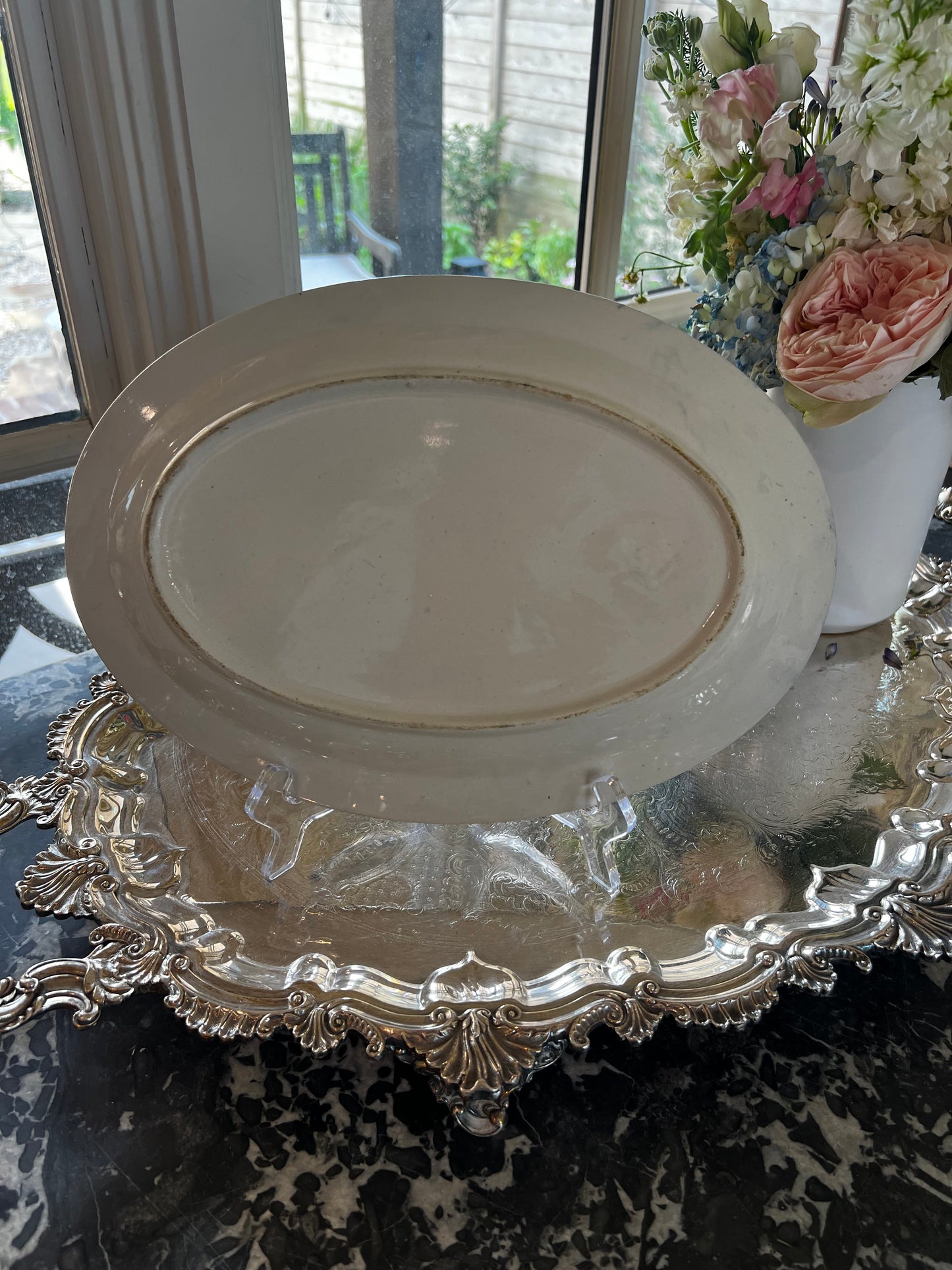 Blue Willow 12" Oval Platter