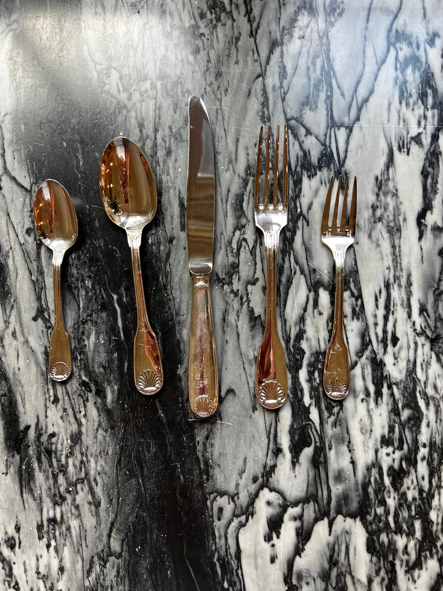 Christofle Vendôme-Arcantia 5 piece place setting