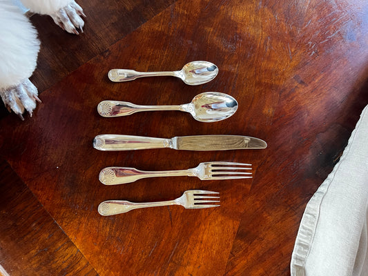 Christofle Vendôme-Arcantia 5 piece place setting